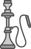 diseño de icono de vector de cachimba