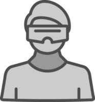 Virtual Reality Vector Icon Design