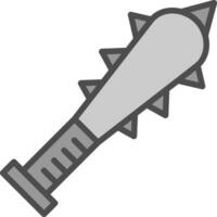 Cudgel Vector Icon Design