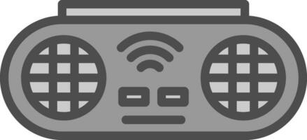 Portable Speaker Vector Icon Design