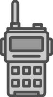 Walkie Talkie Vector Icon Design