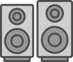 diseño de icono de vector de altavoz