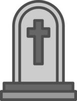 Tomb Vector Icon Design