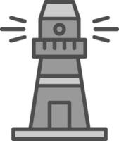 Lighthouse Vector Icon Design