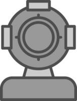 Helmet Vector Icon Design