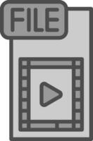 vídeo archivo vector icono diseño
