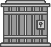 Jail Vector Icon Design