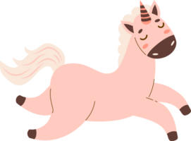 cute pink unicorn png