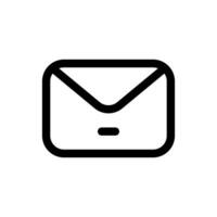 correo icono en de moda plano estilo aislado en blanco antecedentes. correo silueta símbolo para tu sitio web diseño, logo, aplicación, ui vector ilustración, eps10.