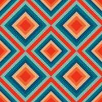 Vintage aestethic pattern with triangles in the style of the 70s and 60 photo