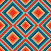 Vintage aestethic pattern with triangles in the style of the 70s and 60 photo