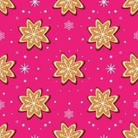 Seamless pattern of Christmas sweets photo