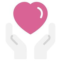 Care and Compassion Icon vector