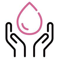Healing Hands Icon vector