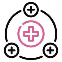 Pink Positivity Icon vector