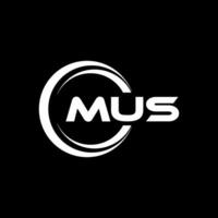 MUS Logo Design, Inspiration for a Unique Identity. Modern Elegance and Creative Design. Watermark Your Success with the Striking this Logo. vector