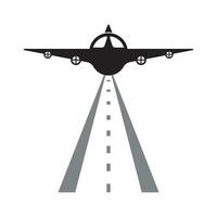 Runway icon design vector