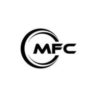 mfc logo diseño, inspiración para un único identidad. moderno elegancia y creativo diseño. filigrana tu éxito con el sorprendentes esta logo. vector