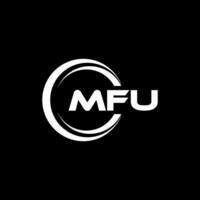 MFU Logo Design, Inspiration for a Unique Identity. Modern Elegance and Creative Design. Watermark Your Success with the Striking this Logo. vector