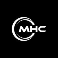 mhc logo diseño, inspiración para un único identidad. moderno elegancia y creativo diseño. filigrana tu éxito con el sorprendentes esta logo. vector