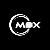 MBX Logo Design, Inspiration for a Unique Identity. Modern Elegance and Creative Design. Watermark Your Success with the Striking this Logo. vector