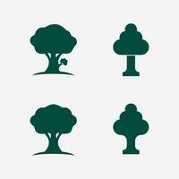 Gardening logo with shovel icon and tree with green leaves logo template. vector