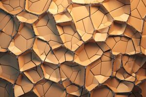 Voronoi Blocks Pattern Texture Background photo