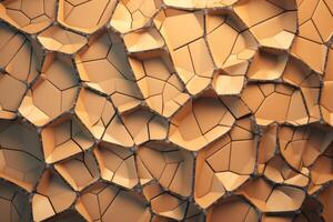 voronoi bloques modelo textura antecedentes generativo ai foto