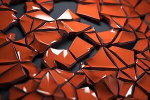 Voronoi Blocks Pattern Texture Background photo