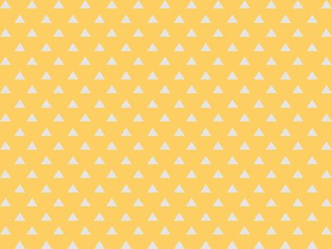 sin costura triangulos modelo en amarillo antecedentes. vector