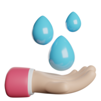 Water Drop Care png