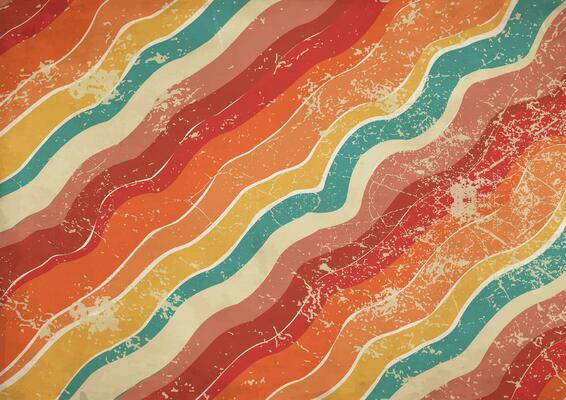 Line in style of 70s.Classic Vintage Retro Rays Background.Abstract retro,Sunbeam,geometric pattern, Funky Hippie,Classic Vintage Retro Rays Background.