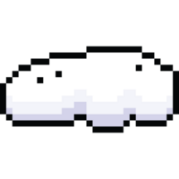 pixel arte 8 bit nube png