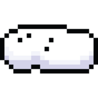 Pixel art 8bit cloud png