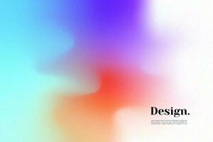 Abstract background in gradient colors. Colorful grain banner vector illustration.