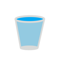glas fylld med vatten png