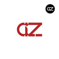 Letter CLZ Monogram Logo Design vector