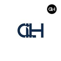 Letter CLH Monogram Logo Design vector