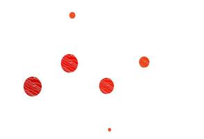 Light red, yellow vector pattern with spheres.