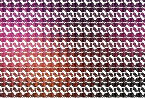 Light Pink, Yellow vector pattern with curved circles.