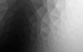 Dark Silver, Gray vector abstract mosaic pattern.