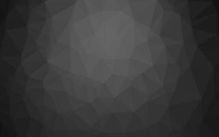 Dark Silver, Gray vector abstract polygonal layout.