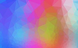 Light Multicolor, Rainbow vector polygonal background.