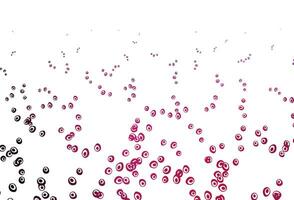 Light Pink vector backdrop with dots.