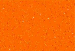 Light Orange vector texture with disks.