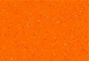 Light Orange vector texture with disks.