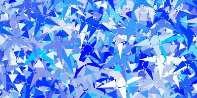 Light BLUE vector texture with random triangles.