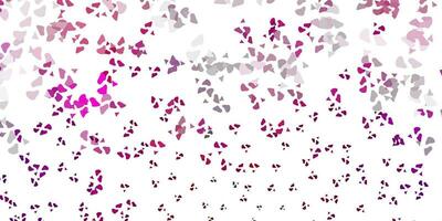 Light pink vector backdrop with chaotic shapes.