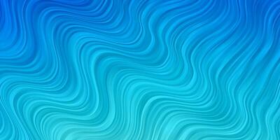 Light BLUE vector background with lines.