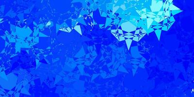 Light BLUE vector background with polygonal forms.